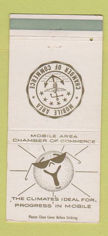 Matchbook Cover - Mobile Area Chamber of Commerce AL 30 Strike