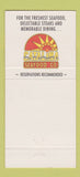Matchbook Cover - Catalina Seafood Carle Place NY 30 Strike