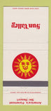 Matchbook Cover - Sun Valley ID Ski Resort WHITE 30 Strike