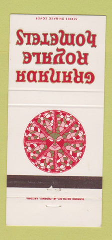 Matchbook Cover - Granada Royale Hometels Hotels 30 Strike