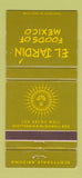 Matchbook Cover - El Jardin Mexican Restaurant Scottsdale AZ 30 Strike