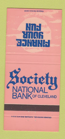 Matchbook Cover - Society National Bank of Cleveland OH 30 Strike