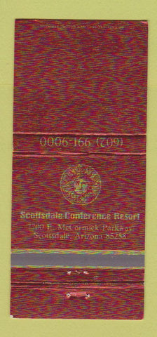 Matchbook Cover - Scottsdale Conference Resort AZ 30 Strike