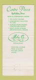 Matchbook Cover - Centre Plaza Holiday Inn Fresno CA 30 Strike