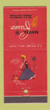 Matchbook Cover - Motel Fresno CA girlie 30 Stick