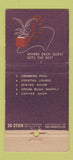 Matchbook Cover - Motel Fresno CA girlie 30 Stick