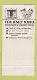 Matchbook Cover - Farwest Thermo King Fresno CA 30 Strike