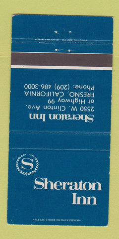 Matchbook Cover - Sheraton Inn Fresno CA WEAR 30 Strike