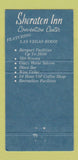 Matchbook Cover - Sheraton Inn Fresno CA WEAR 30 Strike