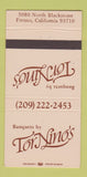 Matchbook Cover - Tor Nino's Banquets Fresno CA 30 Strike