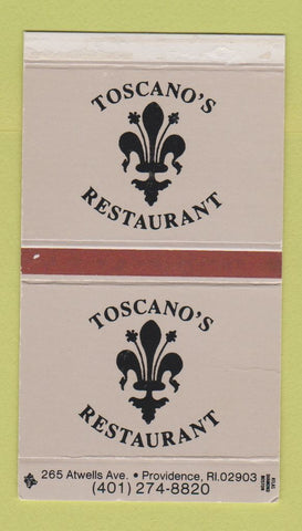 Matchbox - Toscano's Restaurant Providence RI