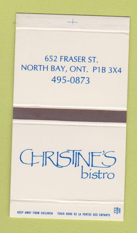 Matchbox - Christine's Bistro North Bay ON
