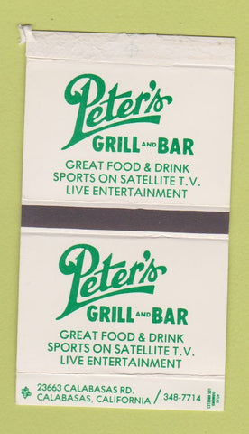 Matchbox - Peter's Grill Bar Restaurant Calabasas CA