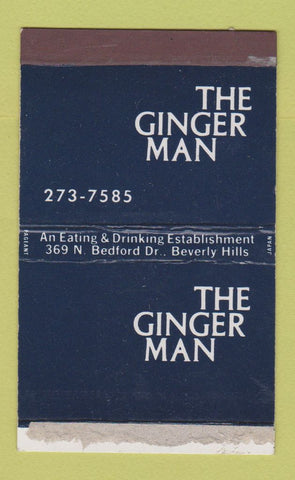 Matchbox - The Ginger Man Beverly Hills CA Restaurant