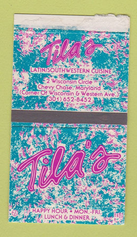 Matchbox - Tila's Restaurant Latin Chevy Chase MD