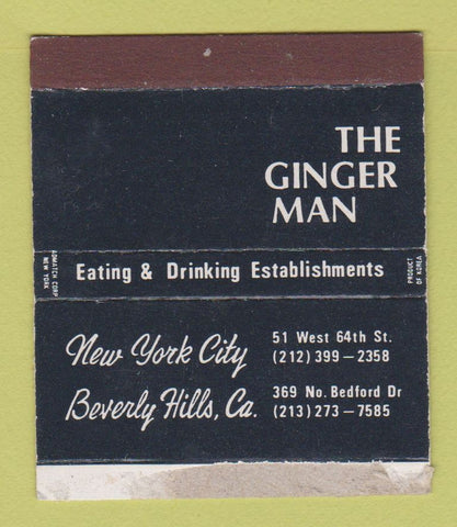 Matchbox - The Ginger Man Beverly Hills CA New York City WEAR Restaurant