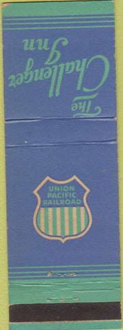 Matchbook Cover - Union Pacific Railroad UPRR Challenger Inn