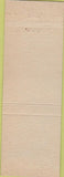 Matchbook Cover - Hotel Bristol New York City NY
