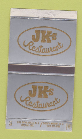 Matchbox - JK's Restaurant Rocky Mount Kill Devil Hills NC