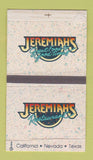 Matchbox - Jeremiah's Restaurant CA NV TX