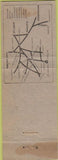 Matchbook Cover - Frisco Train Lines FFF Faster Freight