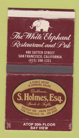Matchbox - White Elephant Restaurant San Francisco CA WEAR