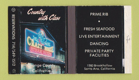 Matchbox - Crazy Horse Steak House Orange County CA Santa Ana