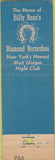 Matchbook Cover - Hotel Paramount New York City NY