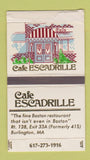 Matchbox - Cafe Escadrille Burlington MA