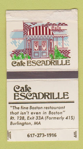 Matchbox - Cafe Escadrille Burlington MA