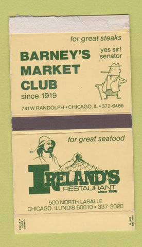 Matchbox - Barney's Market Club Chicago IL Ireland's