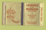 Matchbox - Leounes' at the Mansion Restaurant Wilmington DE