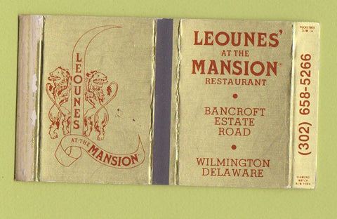 Matchbox - Leounes' at the Mansion Restaurant Wilmington DE