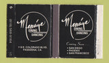Matchbox - Menage Restaurant Pasadena CA WEAR
