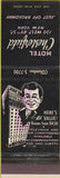 Matchbook Cover - Hotel Chesterfield New York City NY