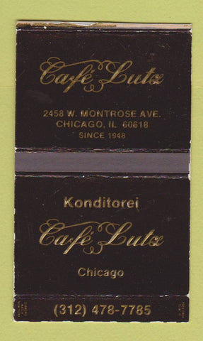 Matchbox - Cafe Lutz Konditorei Chicago IL WEAR