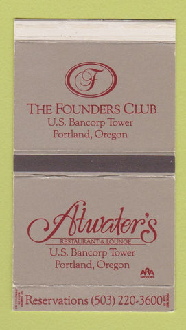 Matchbox - Atwater's Restaurant Portland OR Founders Club