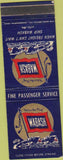 Matchbook Cover - Wabash Freight Liner Trains RR