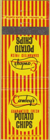 Matchbook Cover - Crowley's Potato Chips