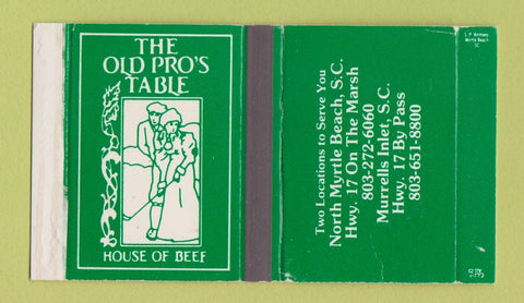 Matchbox - Old Pro's Table Murrells Inlet SC WEAR