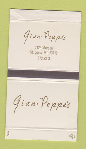 Matchbox - Gian Peppe's St Louis MO