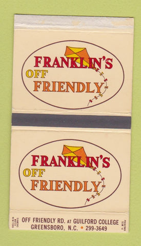Matchbox - Franklin's Off Friendly Greensboro NC