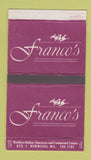 Matchbox - Franco's Italian Restaurant Norwood MA