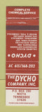 Matchbook Cover - Dycho Company Chemical Bleach Detergents Niota TN