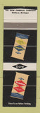 Matchbook Cover - Dow Chemical Peladow Dowflake Midland MI