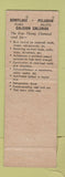 Matchbook Cover - Dow Chemical Peladow Dowflake Midland MI
