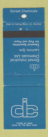 Matchbook Cover - Dorset Chemical Lachine QC WEAR