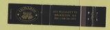 Matchbook Cover - Leonards Restaurant Brockton MA 12 Strike