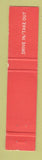 Matchbook Cover - PM's Restaurant 12 Strike
