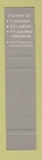 Matchbook Cover - Gaddi's Restaurant Toronto ON SAMPLE 12 Strike